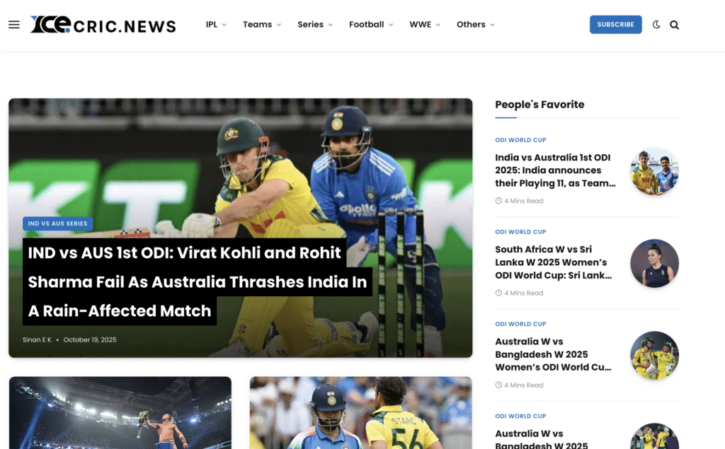 IcecricNews by Rohan Babbar